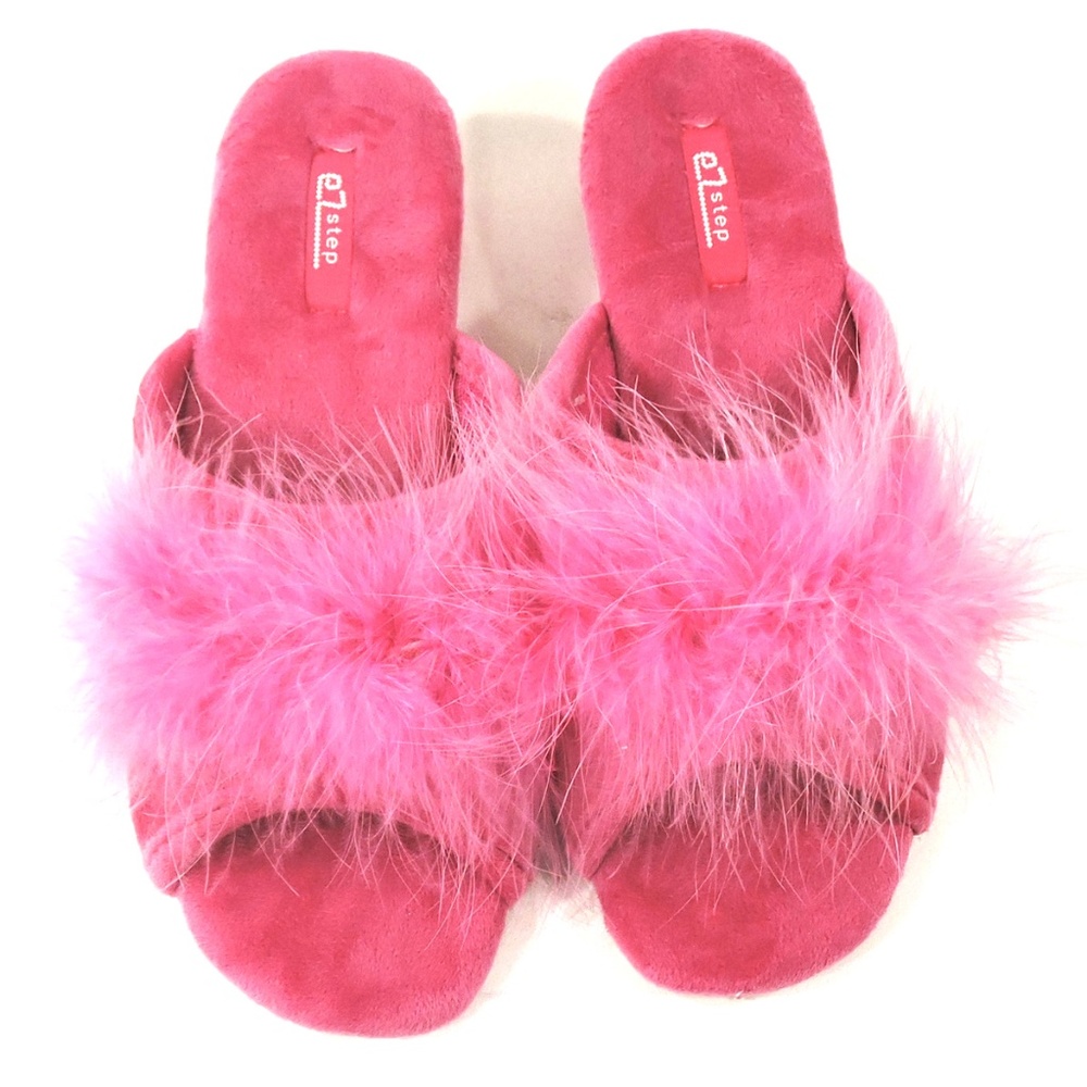 EZ-STEP PINK SOFT & COMFORT HOME FASHION SLIPPERS - Picture 7 of 7